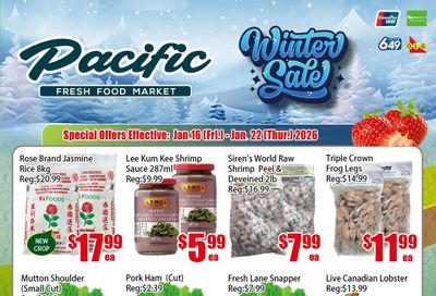 Pacific Fresh Food Market (North York) Flyer January 16 to 22