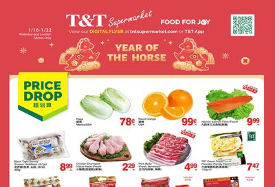 T&T Supermarket (London & Waterloo) Flyer January 16 to 22