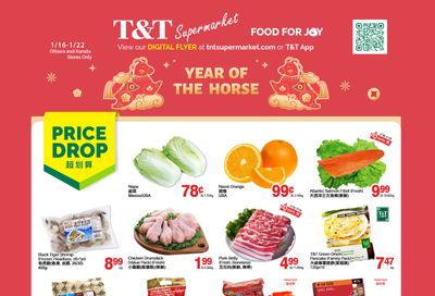 T&T Supermarket (Ottawa & Kanata) Flyer January 16 to 22