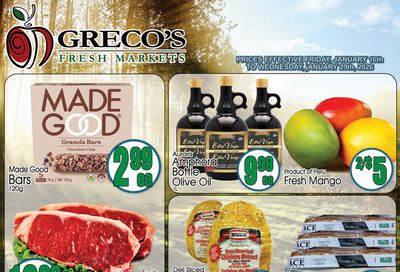 Greco's Fresh Market Flyer January 16 to 29