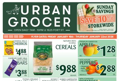 Urban Grocer Flyer January 16 to 22