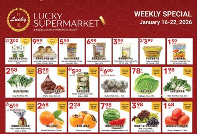 Lucky Supermarket (Calgary) Flyer January 16 to 22