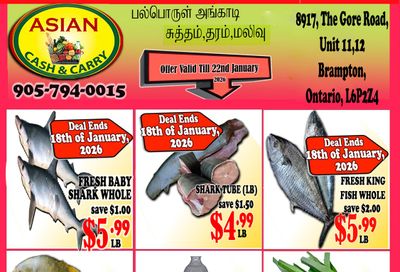 Asian Cash & Carry Flyer January 16 to 22