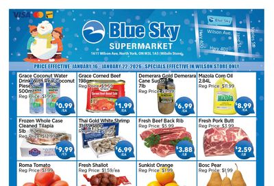 Blue Sky Supermarket (North York) Flyer January 16 to 22