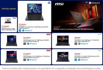 Canada Computers Flyer January 16 to 22