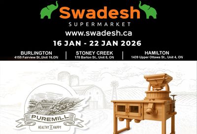 Swadesh Supermarket Flyer January 16 to 22