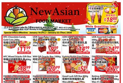 New Asian Food Market Flyer January 16 to 22