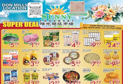 Sunny Foodmart (Don Mills) Flyer January 16 to 22