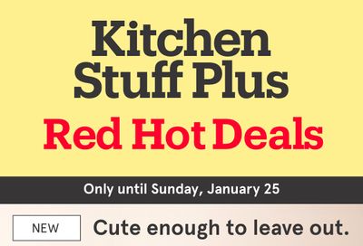 Kitchen Stuff Plus Red Hot Deals Flyer January 19 to 25