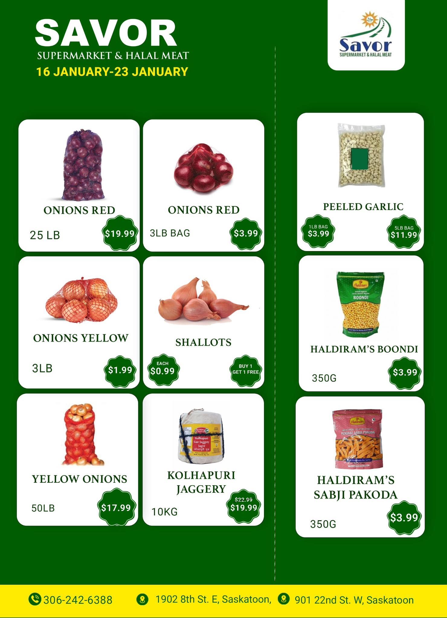 Savor Supermarket Flyer January 16 to 23