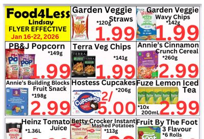 Food 4 Less (Lindsay) Flyer January 16 to 22