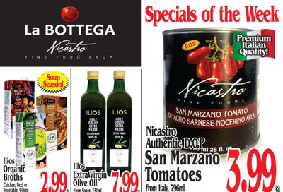 La Bottega Nicastro Fine Foods Flyer January 19 to February 1