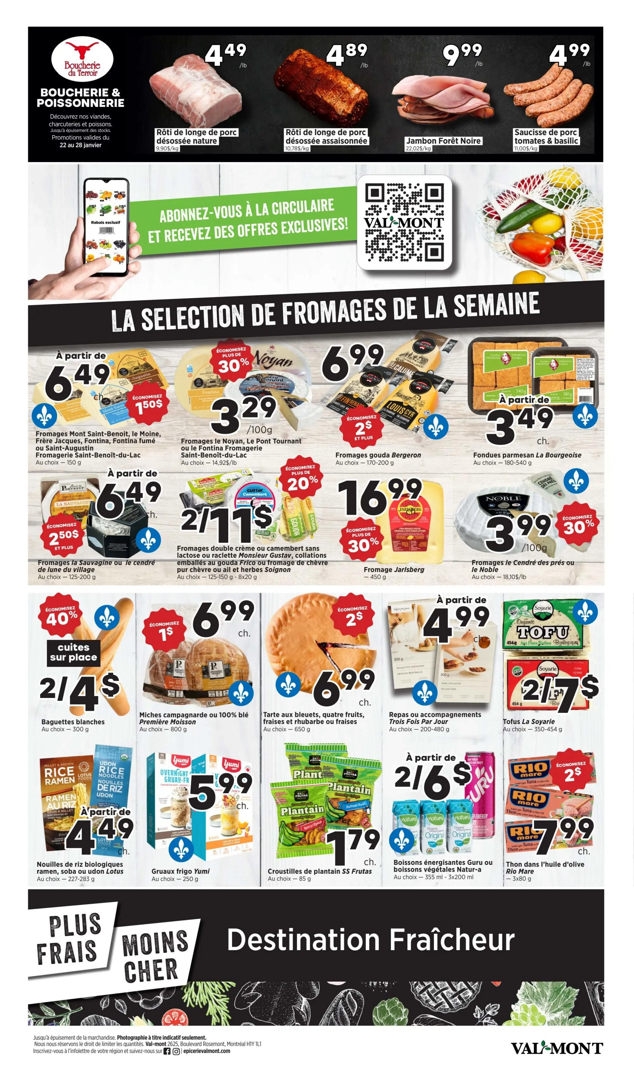 Val-Mont Flyer January 22 to 28