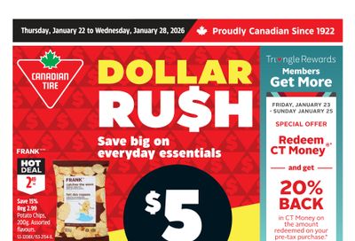 Canadian Tire (Atlantic) Flyer January 22 to 28