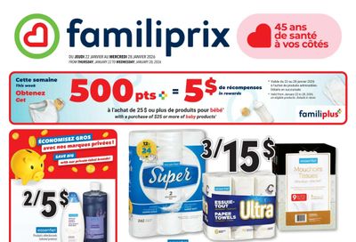 Familiprix Flyer January 22 to 28
