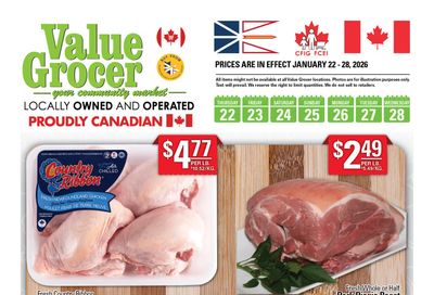 Value Grocer Flyer January 22 to 28
