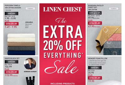 Linen Chest Flyer June 24 to July 19