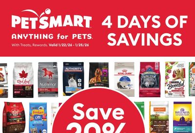 PetSmart Flyer January 22 to 25