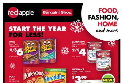 The Bargain Shop & Red Apple Stores Flyer January 22 to 28