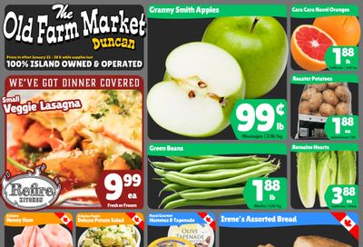 The Old Farm Market (Duncan) Flyer January 22 to 28