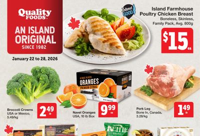 Quality Foods Flyer January 22 to 28