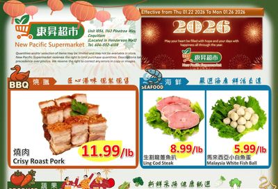 New Pacific Supermarket Flyer January 22 to 26