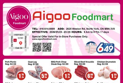 Aigoo Foodmart Flyer January 23 to 29