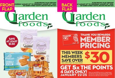 Garden Foods Flyer January 22 to 28
