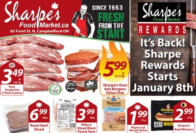 Sharpe's Food Market Flyer January 22 to 28