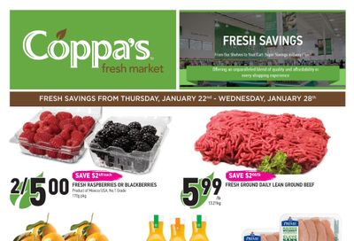 Coppa's Fresh Market Flyer January 22 to 28