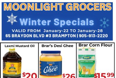 Moonlight Grocers Flyer January 22 to 28