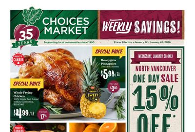 Choices Market Flyer January 22 to 28