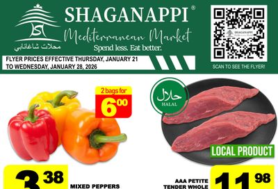 Shaganappi Mediterranean Market Flyer January 22 to 28