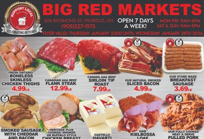 Big Red Markets Flyer January 22 to 28