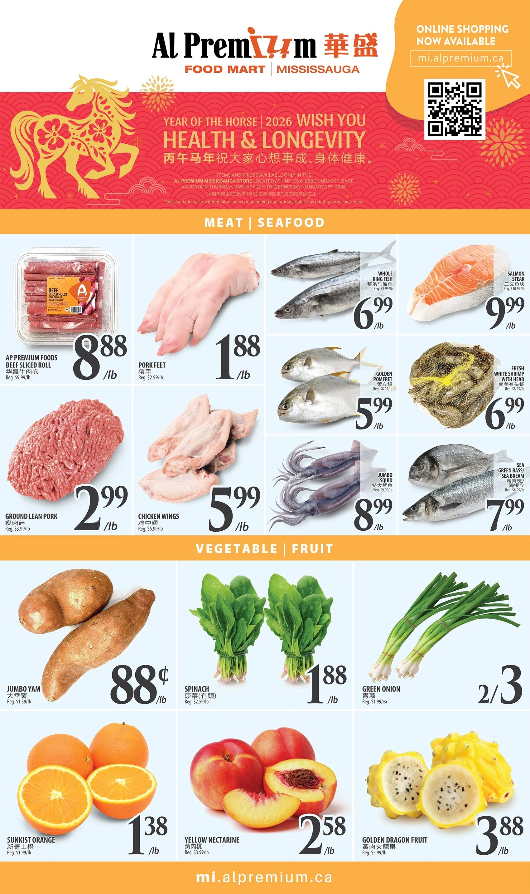 Al Premium Food Mart (Mississauga) Flyer January 22 to 28