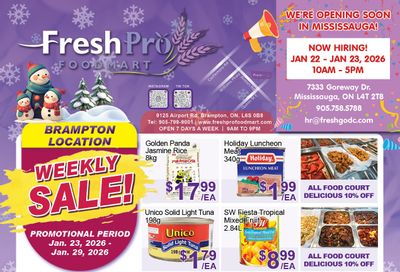 FreshPro Foodmart (Brampton) Flyer January 23 to 29
