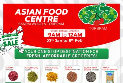 Asian Food Centre (Torbram Rd.) Flyer January 23 to February 6