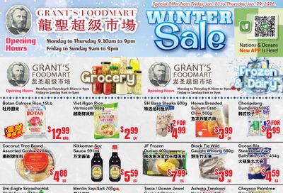 Grant's Food Mart Flyer January 23 to 29