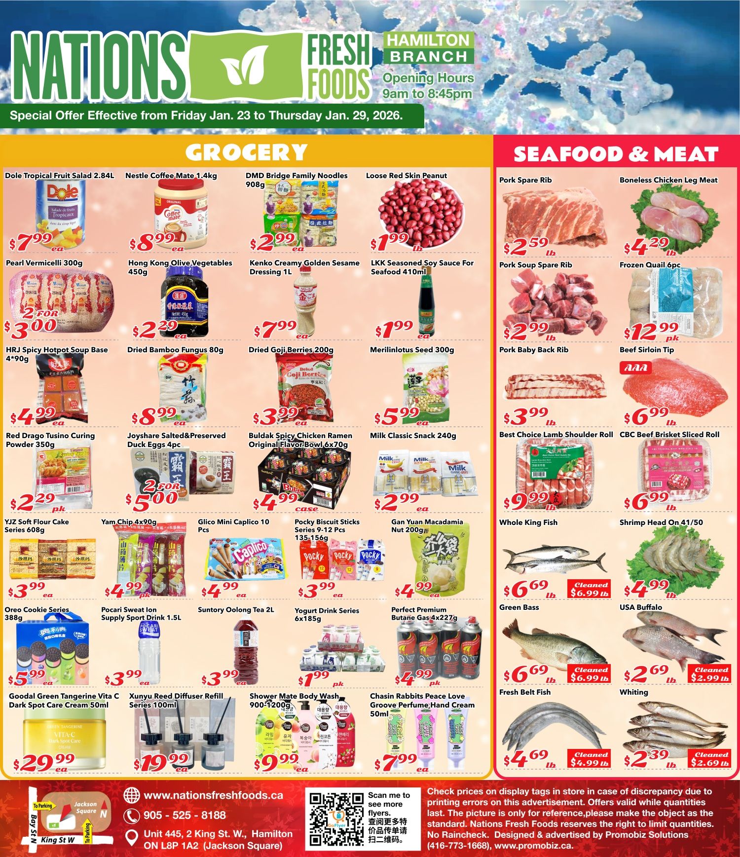Nations Fresh Foods (Hamilton) Flyer January 23 to 29