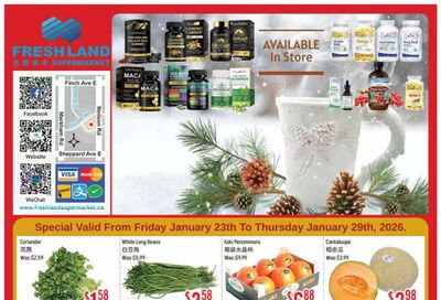 FreshLand Supermarket Flyer January 23 to 29