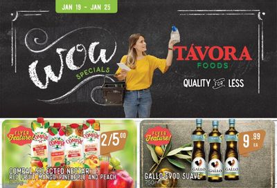 Tavora Foods Flyer January 19 to 25