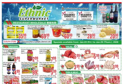 Ethnic Supermarket (Guelph) Flyer January 23 to 29