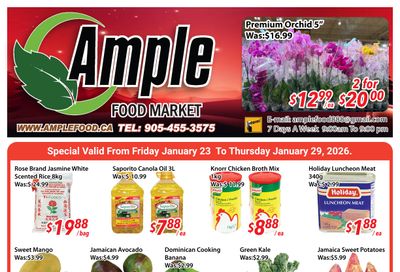 Ample Food Market (Brampton) Flyer January 23 to 29