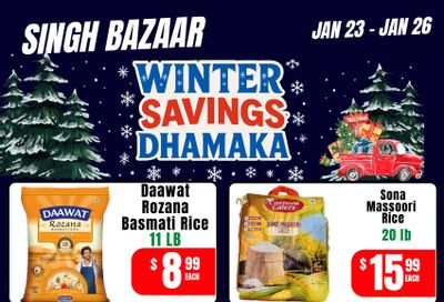Singh Bazaar Flyer January 23 to 26