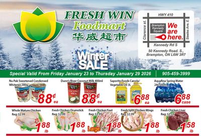 Fresh Win Foodmart Flyer January 23 to 29
