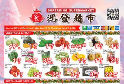 Superking Supermarket (North York) Flyer January 23 to 29