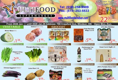 MultiFood Supermarket Flyer January 23 to 29