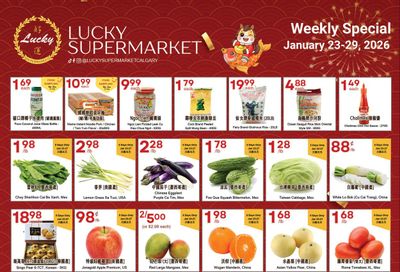 Lucky Supermarket (Calgary) Flyer January 23 to 29