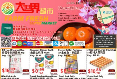 Farm Fresh Supermarket Flyer January 23 to 29