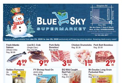 Blue Sky Supermarket (Pickering) Flyer January 23 to 29